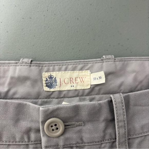 J. Crew Factory Gray 33X30 Men's Casual Chino Pant 100% Cotton Preppy - Picture 4 of 10